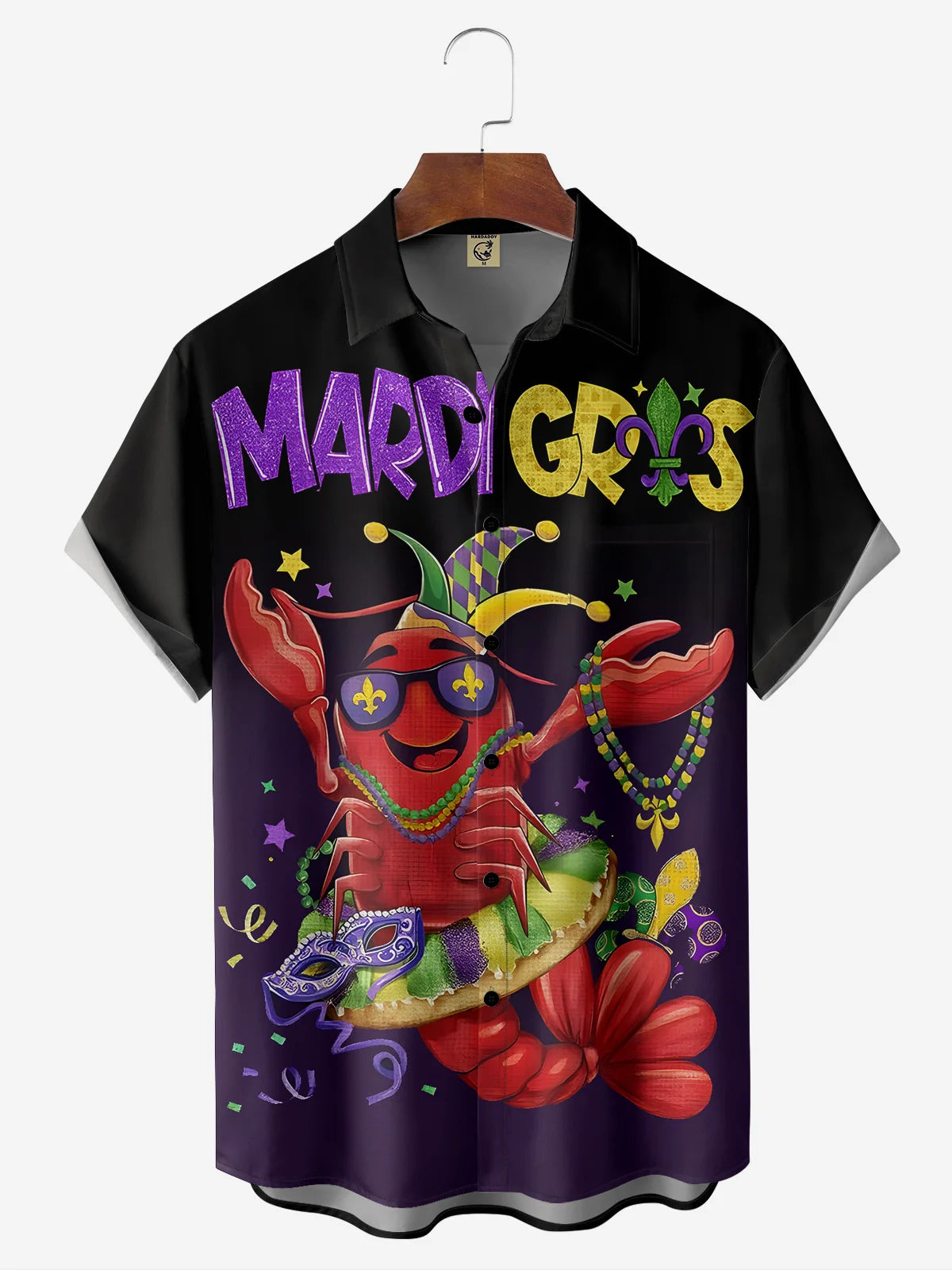 Mardi Gras Funny Shrimp - Hawaiian Shirt