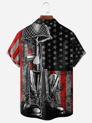 Independence Veterans Memorial Day Fight - Hawaiian Shirt