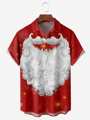 Christmas Santa Claus's The White Long Beard Costume Cosplay - Hawaiian Shirt