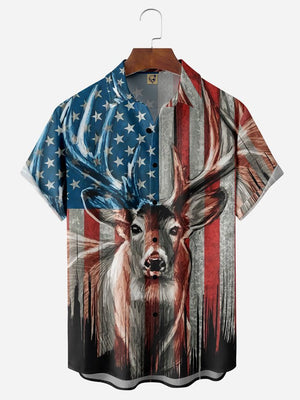 Independence Day Rangifer Tarandus - Hawaiian Shirt