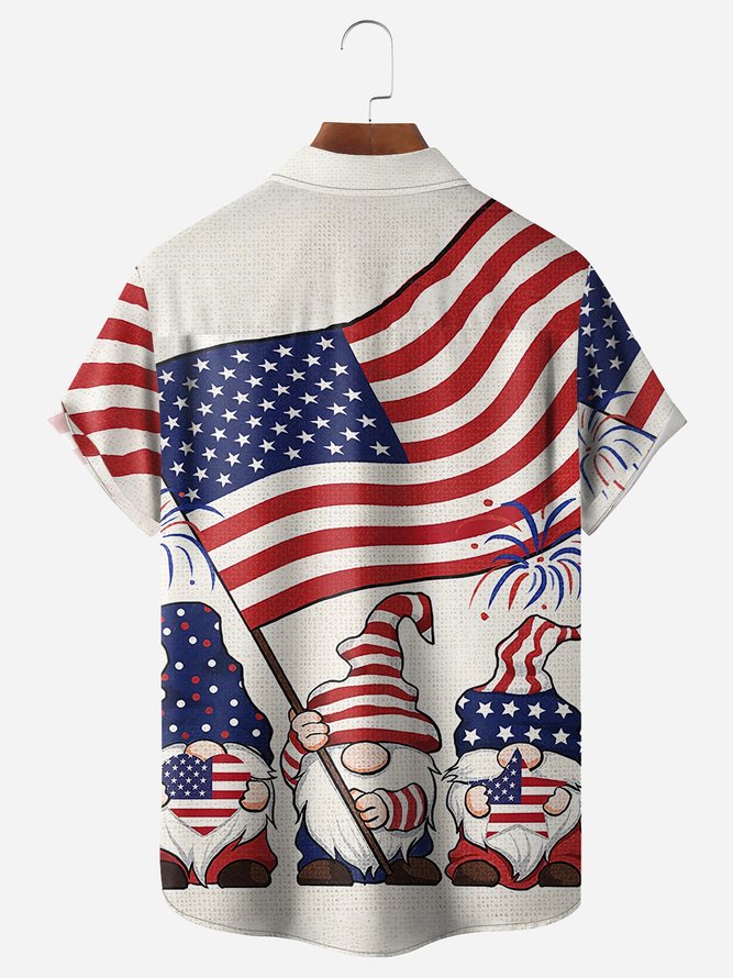 Independence Day American Gnomes - Hawaiian Shirt