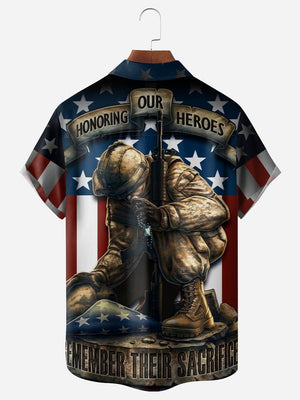 Veterans Day Remember Their Sacrifice - Hawaiian Shirt