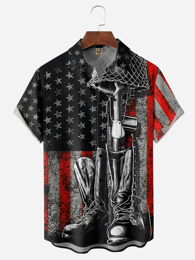 Independence Veterans Memorial Day Fight - Hawaiian Shirt