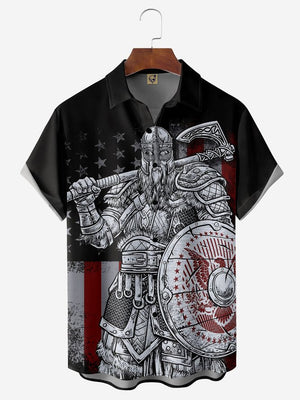 Independence Day Viking Legend - Hawaiian Shirt