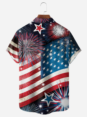 Independence Day Flag America - For Men And Women - Hawaiian Shirt