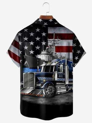 Independence Day Truck Chest - Hawaiian Shirt