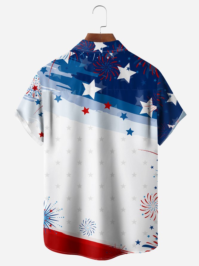 Independence Day American Flag Sausage - Hawaiian Shirt