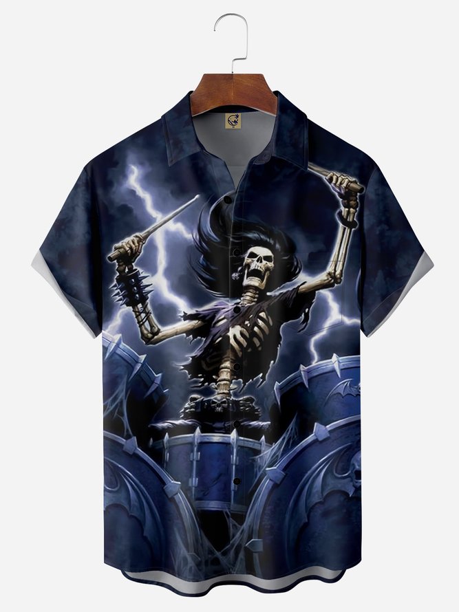 Music Bass Skull - Gift For Men And Women - Hawaiian Shirt