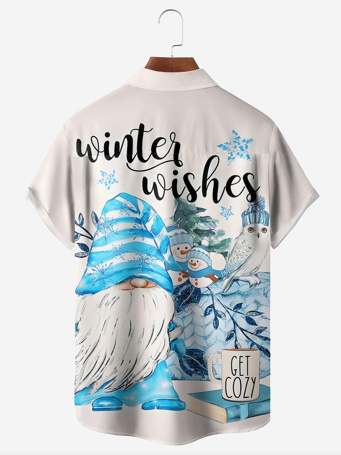 Christmas Gnome Winter Wishes - Hawaiian Shirt