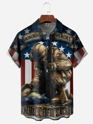 Veterans Day Remember Their Sacrifice - Hawaiian Shirt