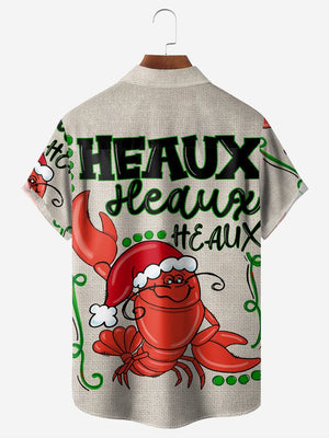 Christmas Lobster Heaux - Hawaiian Shirt