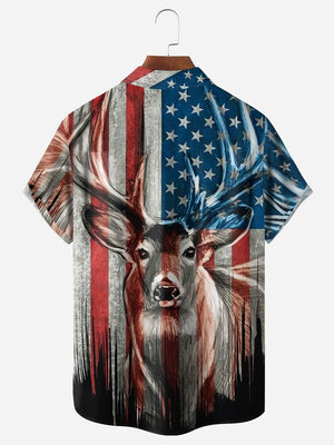 Independence Day Rangifer Tarandus - Hawaiian Shirt