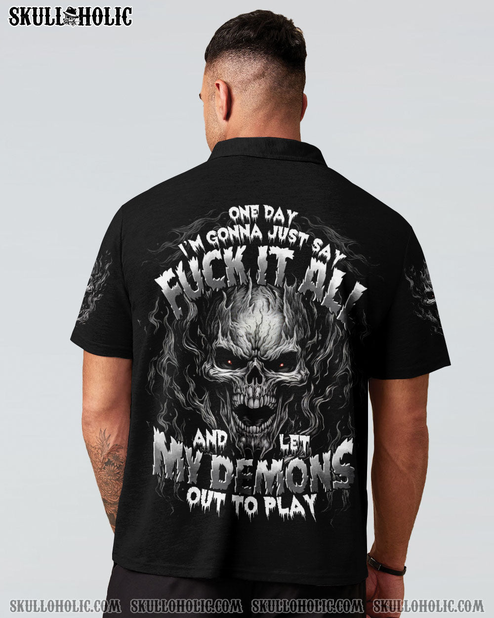 ONEDAYI_MGONNAJUSTSAYALLOVERPRINT TYTD1811242_Shortsleeves_PoloShirt_S1