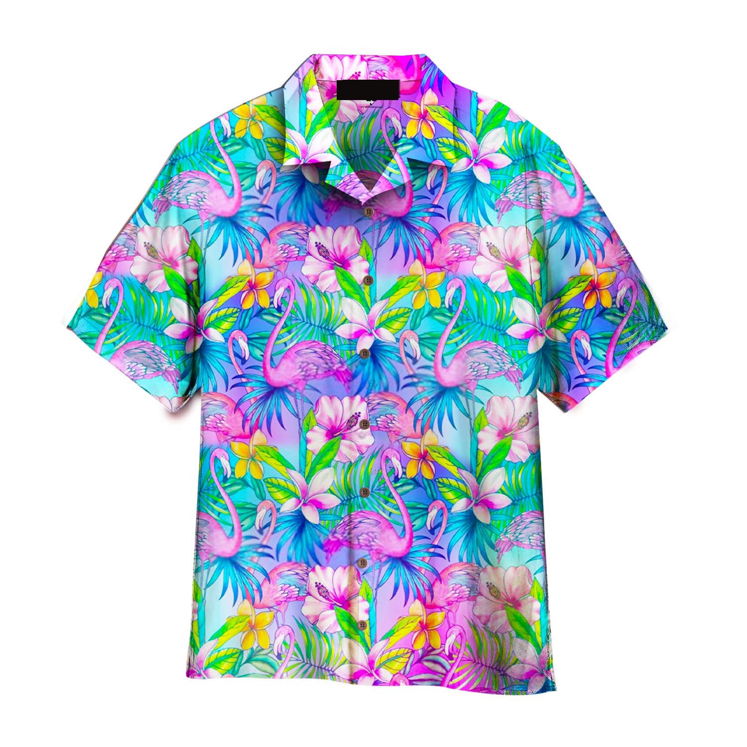 Pink Flamingo Tropical - For Men And Women - Hawaiian Shirt