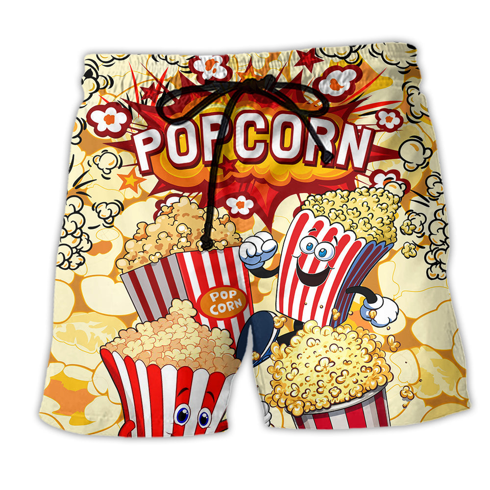 Popcorn Food Popcorn Is Always The Answer - Beach Shorts