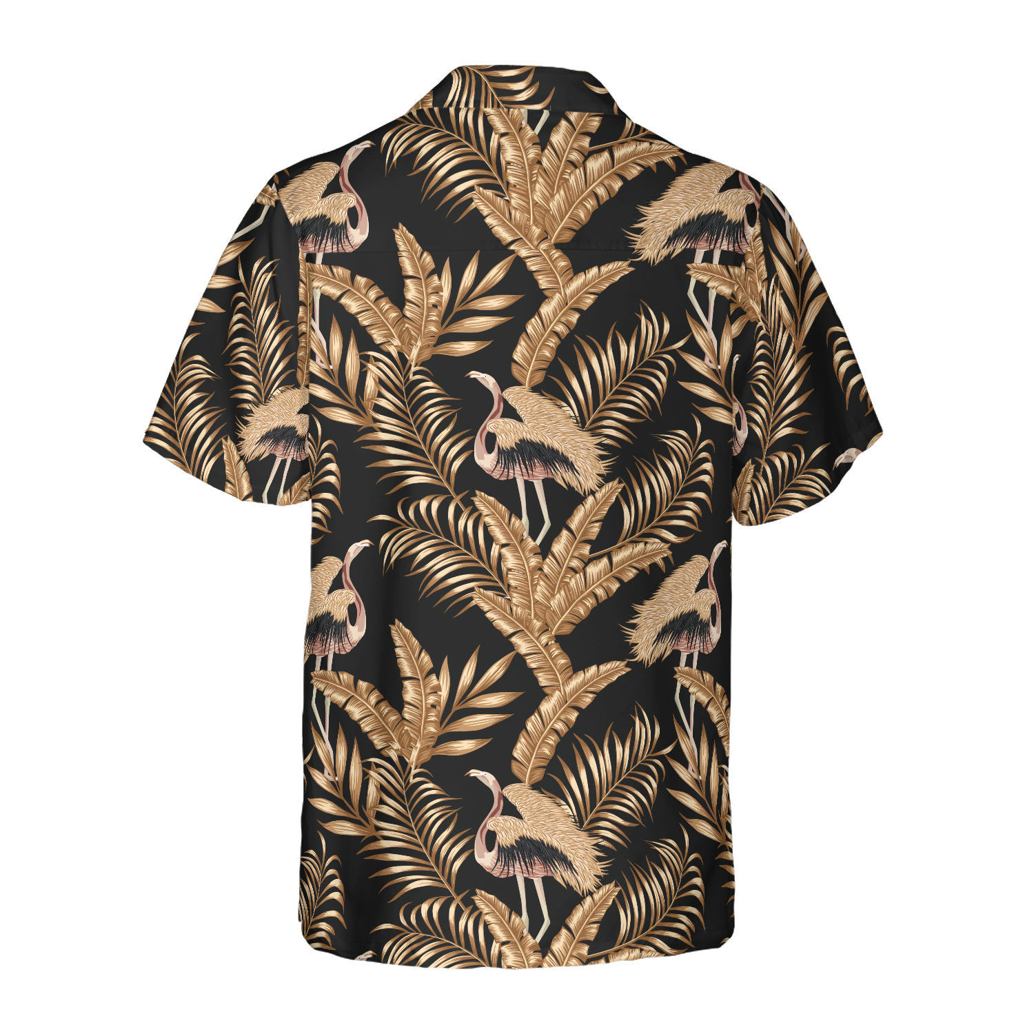 Rose Gold Flamingo Hawaiian Shirt