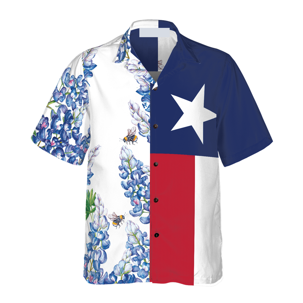 RoyalBlueBluebonnetTexasHawaiianShirt_FloralTexasFlagShirtVerti_3
