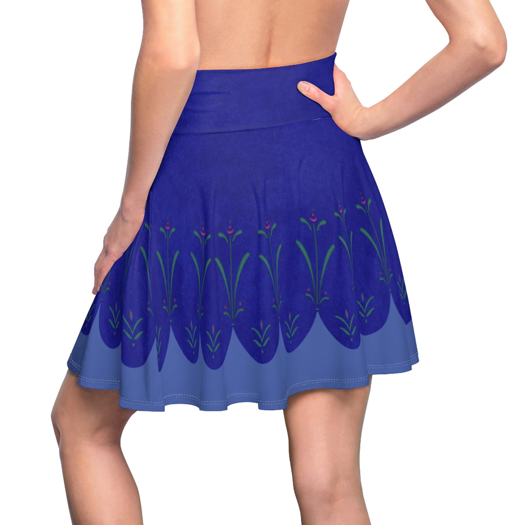 Anna Frozen 3 Cosplay Costume - Skater Skirt