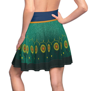 Frozen Fever Movie Anna Cosplay Costume - Skater Skirt