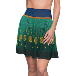 Frozen Fever Movie Anna Cosplay Costume - Skater Skirt