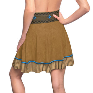 Pocahontas Pattern Cosplay Costume - Skater Skirt