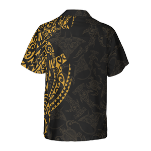 Strong And Cool Polynesian Pattern V2 - Hawaiian Shirt