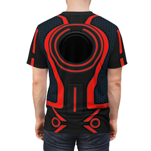 Tron Legacy Red Tron Cosplay Costume - 3D Tshirt