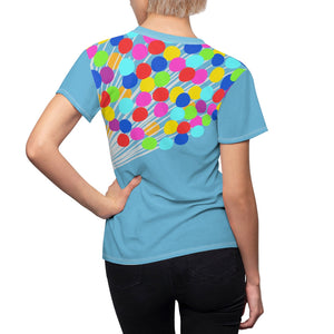 Pixar Up Movie Balloon House Cosplay Costume - 3D Women Tshirt