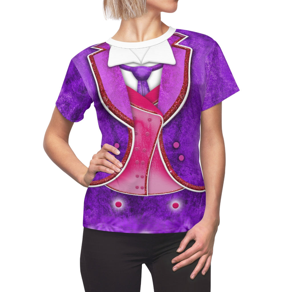 Mary Poppins Returns Purple Apparel Cosplay Costume - 3D Women Tshirt