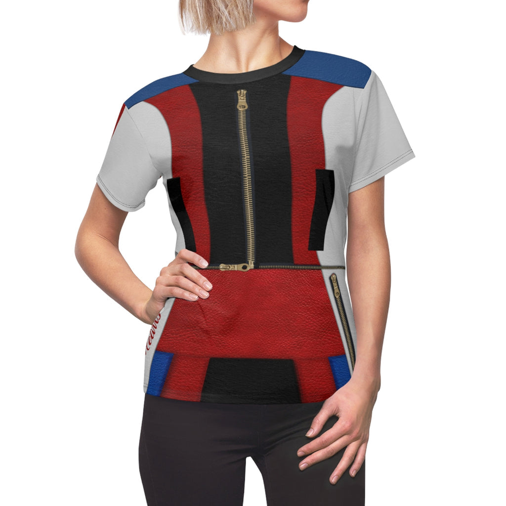 Descendants 3 Evie Cosplay Costume - 3D Women Tshirt