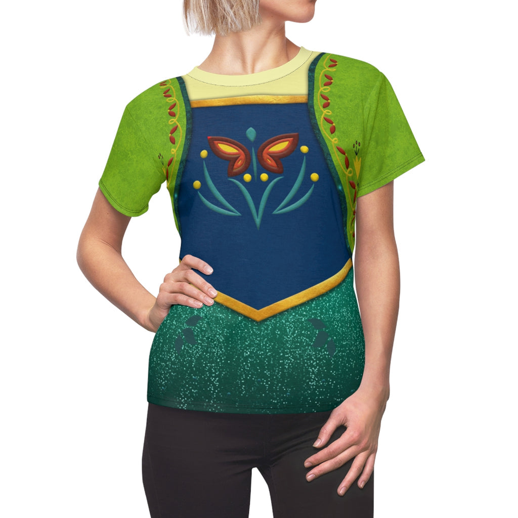 Anna Frozen 4 Cosplay Costume - 3D Women Tshirt