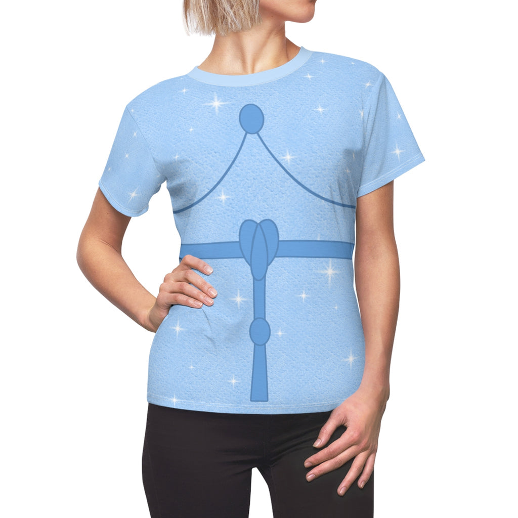 Blue Fairy Pinocchio Cosplay Costume  - Women Tshirt