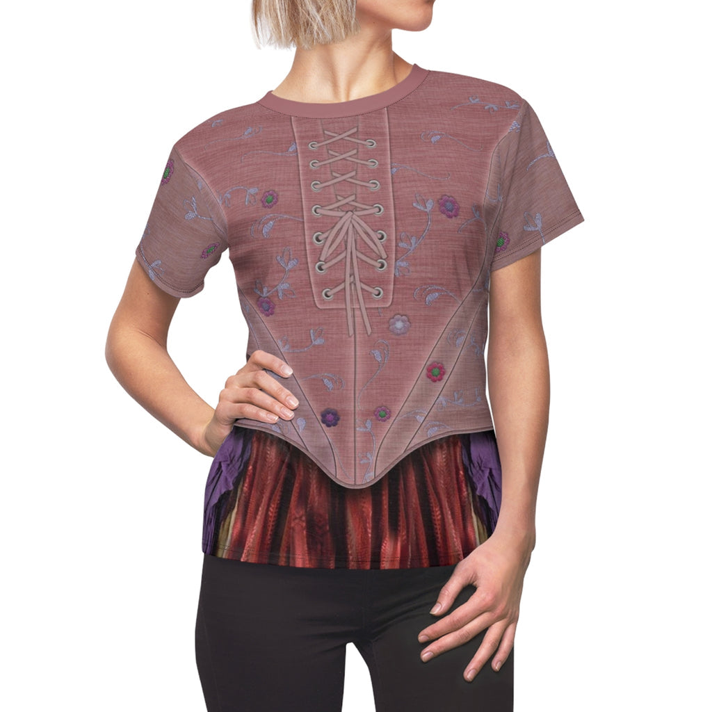 Hocus Pocus Sarah Sanderson Cosplay Costume - 3D Women Tshirt