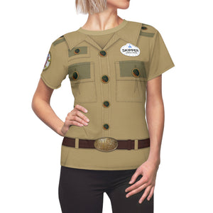 Jungle Cruise Skipper Cosplay Costume - 3D Women Tshirt