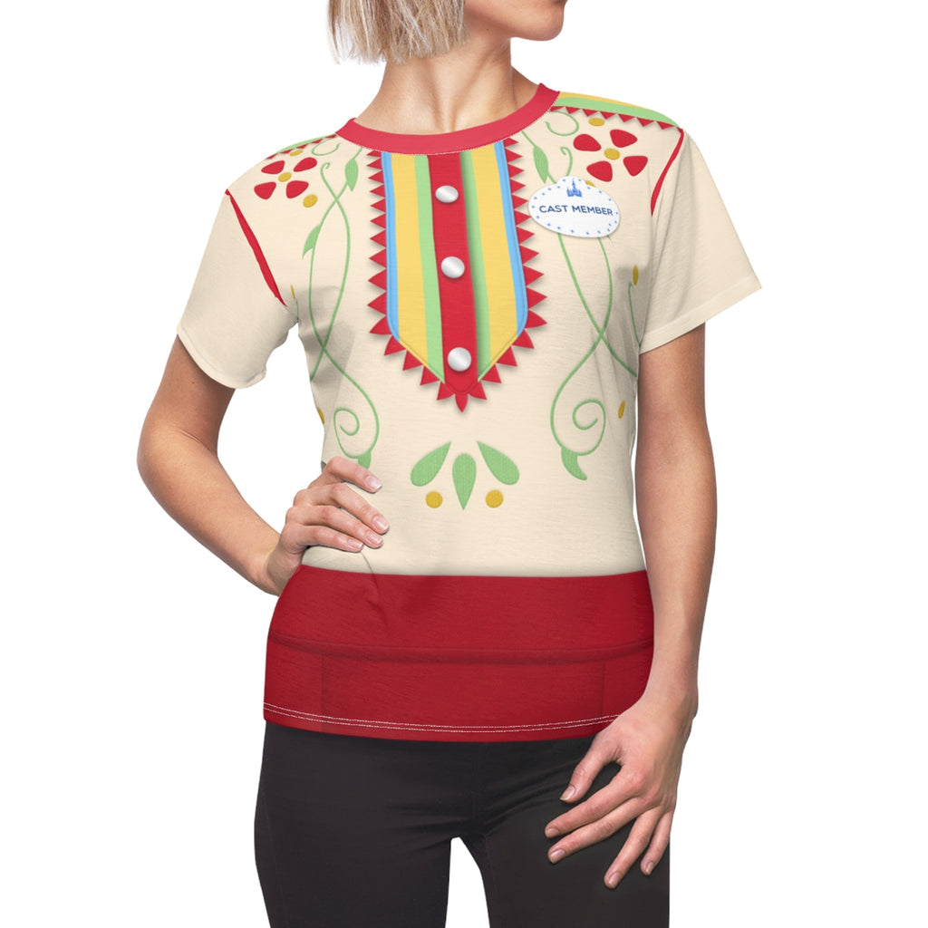 Pinocchio's Village Haus Cosplay Costume - Women Tshirt