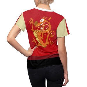 Mulan Movie Comfy Cosplay Costume - 3D Women Tshirt