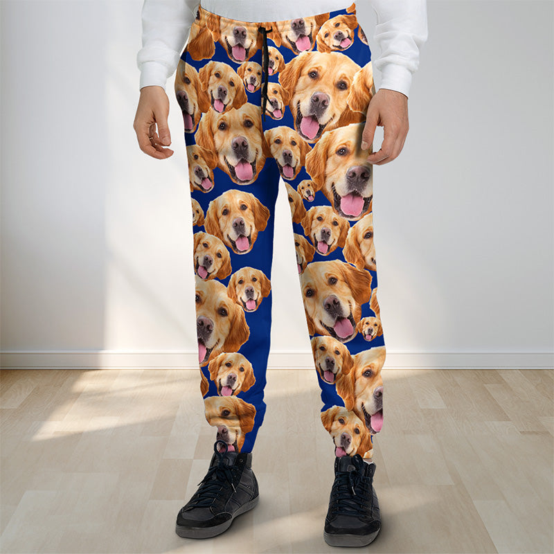 Custom Photo Puppies Are Forever - Gift For Pet Lovers - Personalized Sweatpants