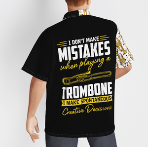 Trombone Girl Music Instrument - Hawaiian Shirt