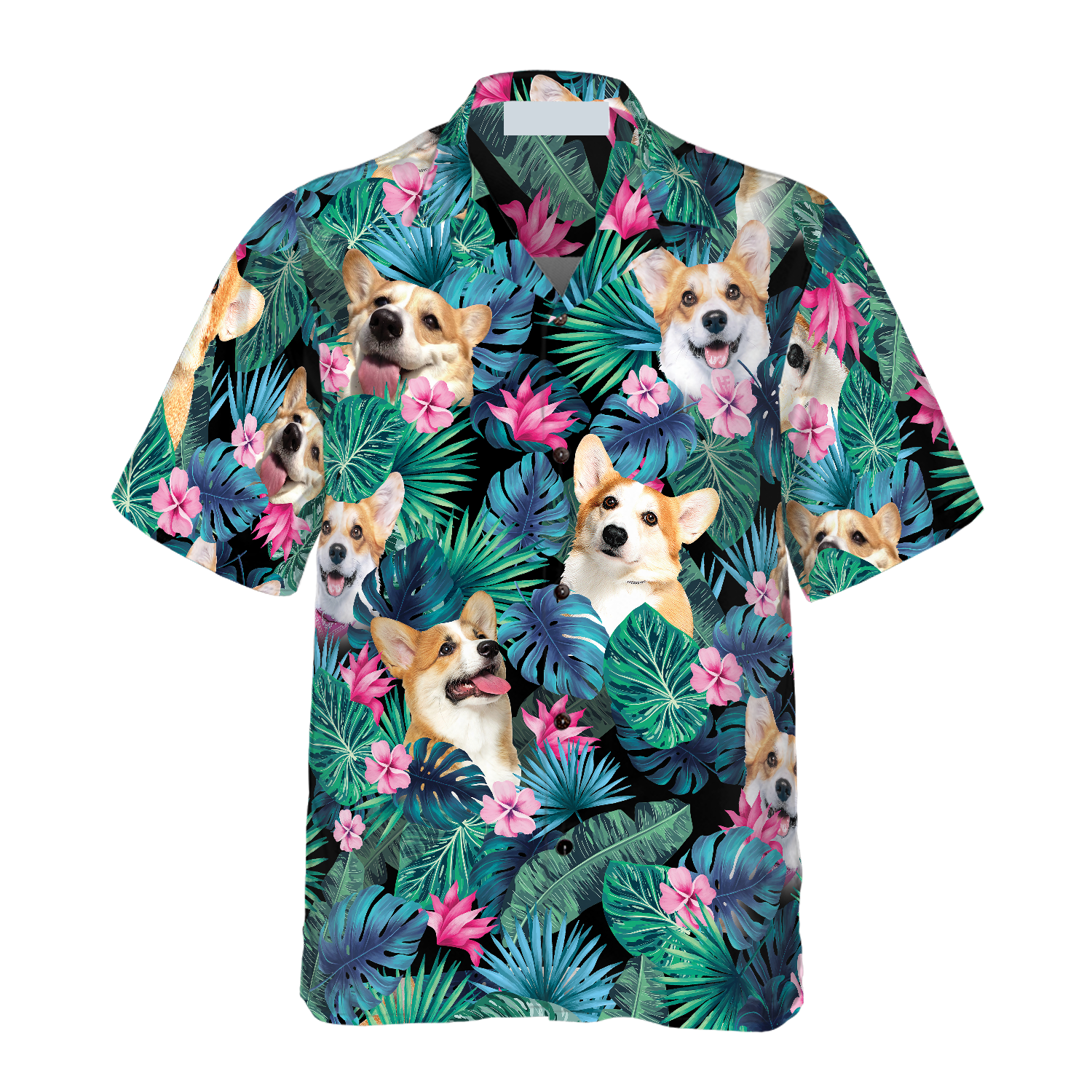 Tropical Corgi Dog Hawaiian Shirt Summer Vibe