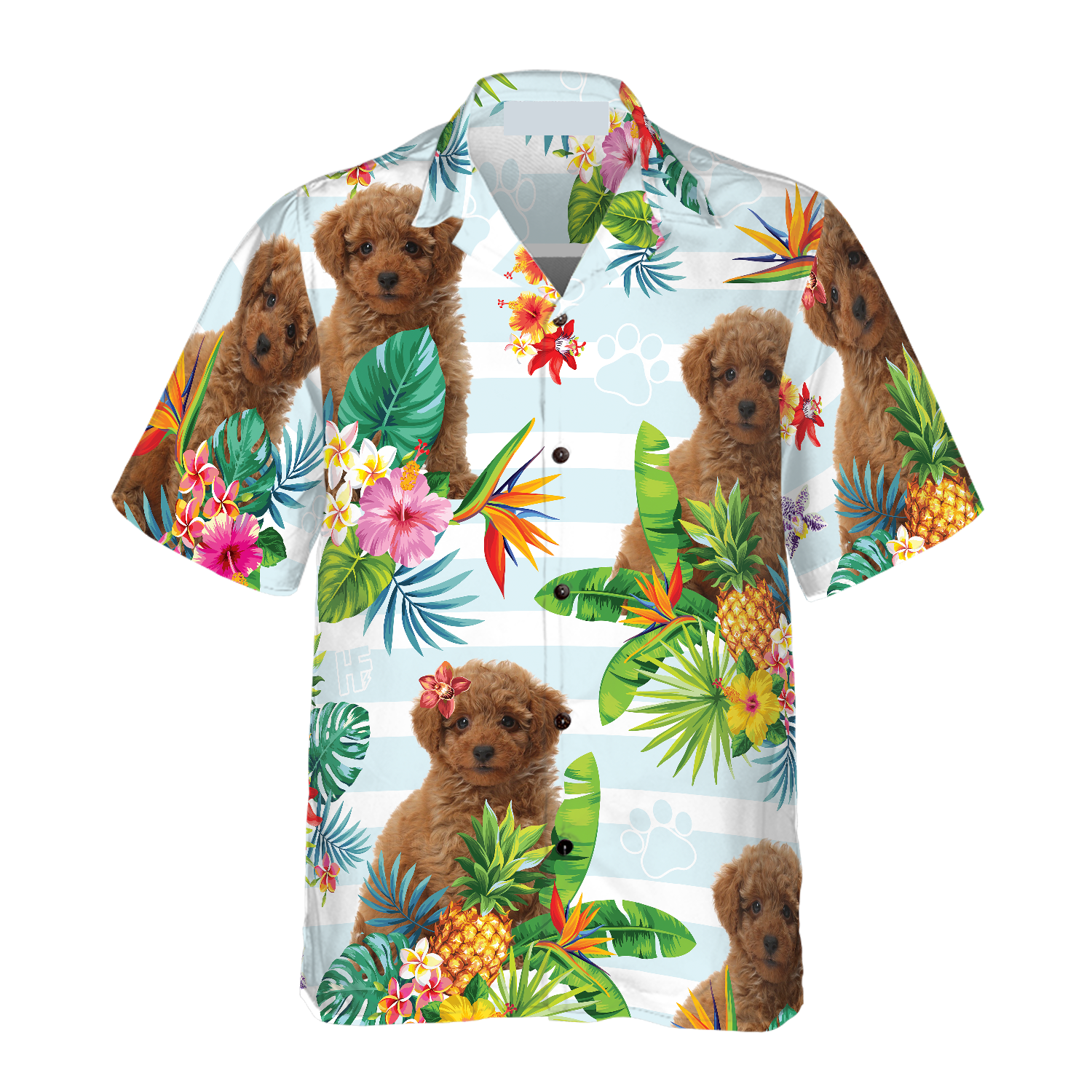 TropicalFlowerWithPoodleHawaiianShirt_3235_3