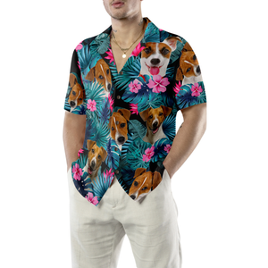 Tropical Jack Russell Terrier Hawaiian Shirt Summer Vibe