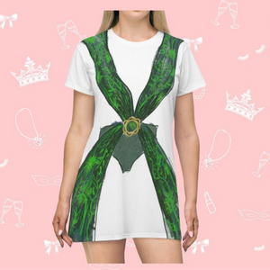 Famous Green Cosplay Costume - Tshirt Dress