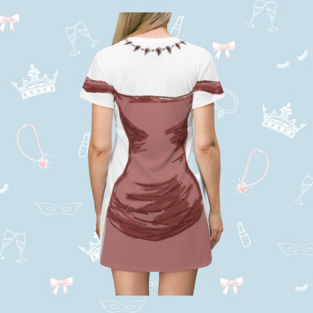 Pretty Woman Julia Roberts Inspired Cosplay Costume - Tshirt Dress