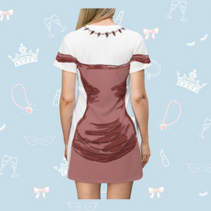 Pretty Woman Julia Roberts Inspired Cosplay Costume - Tshirt Dress