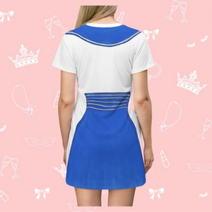 Flight Attendant Loungewear Cosplay Costume - Tshirt Dress