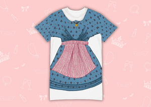 Blue Pioneer Girl Cosplay Costume - Tshirt Dress