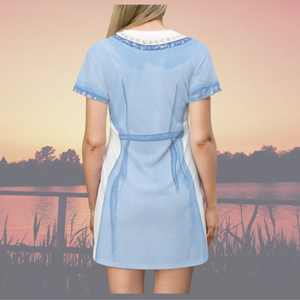 The Notebook Inspired Loungewear Cosplay Costume - Tshirt Dress