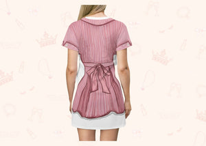 Pink Doll Outfit Cosplay Costume - Tshirt Dress