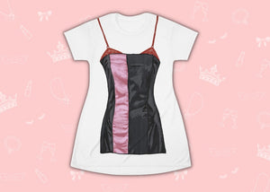 Loungewear Inspired 2-Strap Dress Cosplay Costume - Tshirt Dress