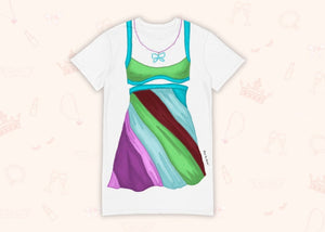 Colorful Rom Com Cosplay Costume - Tshirt Dress